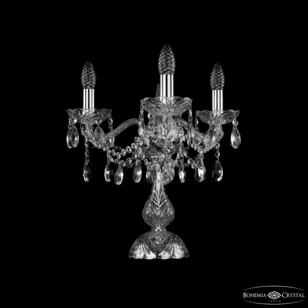 Настольная лампа 1413L/3/141-39 Ni Bohemia Ivele Crystal