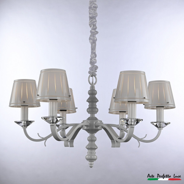 Люстра с абажурами APL2232012/6 WHITE Arte Perfetto Luce