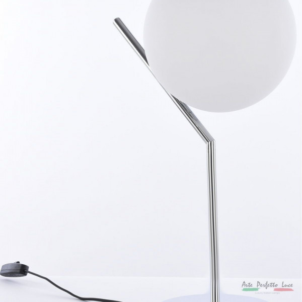 Настольная лампа с плафонами APL2233969MTM/1 CR CHROME+W Arte Perfetto Luce