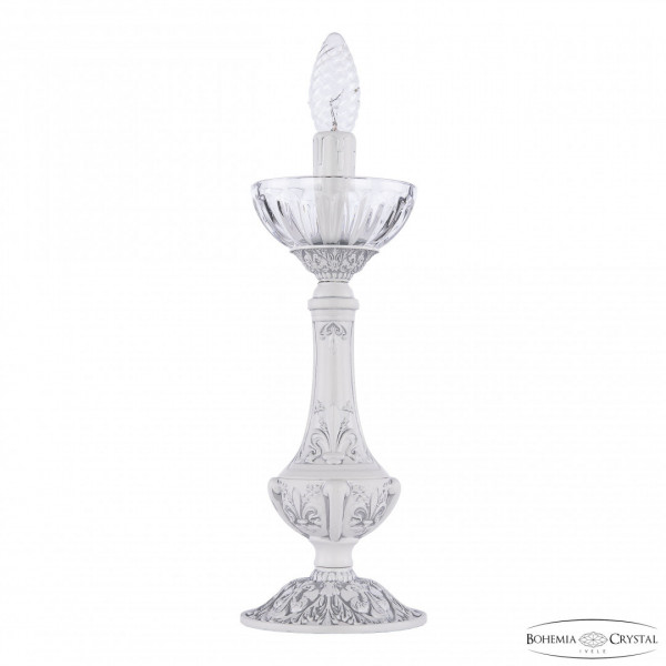 Настольная лампа с хрустальными плафонами AL78100L/12 WMN P Clear/M-1H Bohemia Ivele Crystal