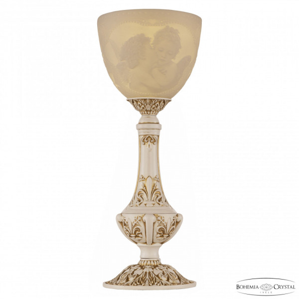 Настольная лампа с костяным фарфором AL79100L/15 WMG P1 Angel Bohemia Ivele Crystal