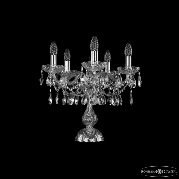 Настольная лампа 1413L/5/141-39 Ni Bohemia Ivele Crystal