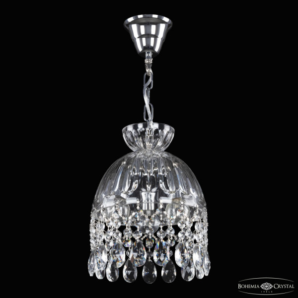 Подвесной светильник с хрустальными плафонами 5478/22 Ni Clear/M-1H Bohemia Ivele Crystal