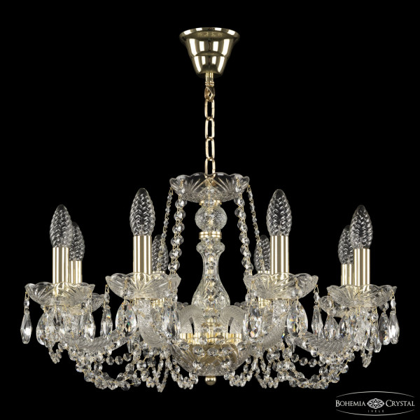 Люстра хрустальная 119/8/200 G Bohemia Ivele Crystal