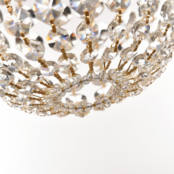 Подвесной светильник с хрусталём 14771P/13 G Bohemia Ivele Crystal