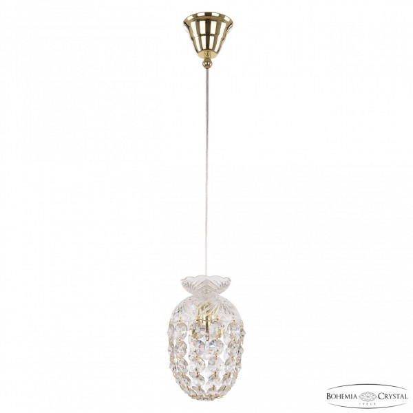 Подвесной светильник с хрусталём 14771P/13 G Bohemia Ivele Crystal