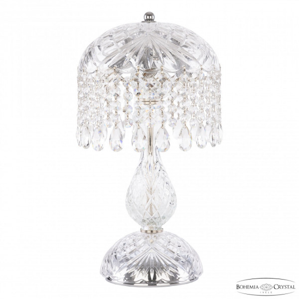 Настольная лампа хрустальная 14781L1/22 Ni Bohemia Ivele Crystal