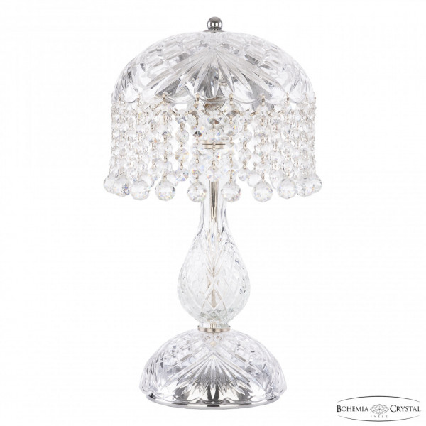 Настольная лампа хрустальная 14781L1/22 Ni Balls Bohemia Ivele Crystal