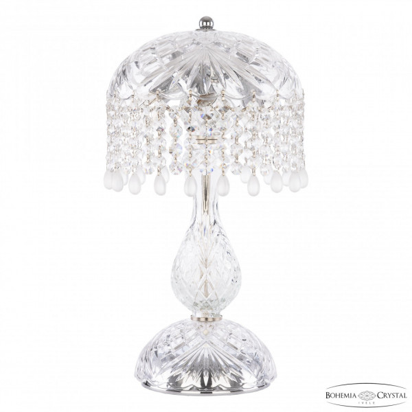 Настольная лампа хрустальная 14781L1/22 Ni V0300 Bohemia Ivele Crystal