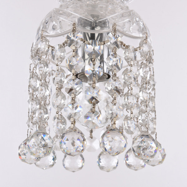 Подвесной светильник с хрусталём 14781P/11 Ni Balls Bohemia Ivele Crystal