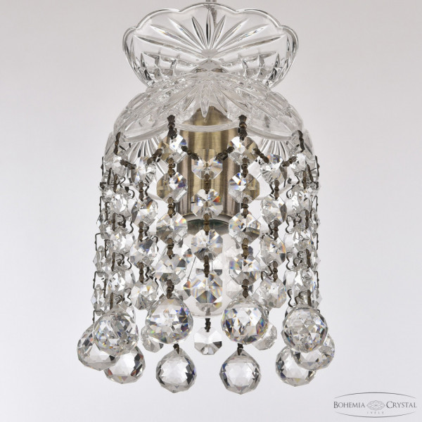 Подвесной светильник с хрусталём 14781P/11 Pa Balls Bohemia Ivele Crystal