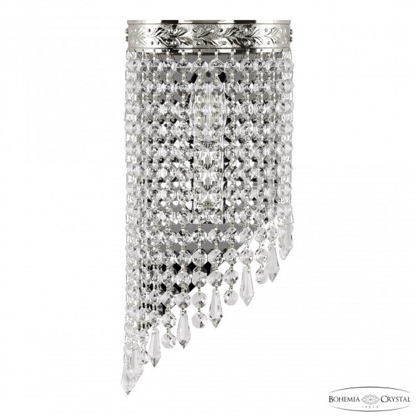Бра хрустальные 83401BL/15IV-33 Ni Drops Bohemia Ivele Crystal