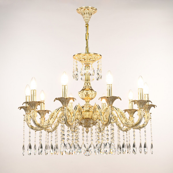 Люстра с хрустальными подвесками AL79101/10/250 A GW Bohemia Ivele Crystal
