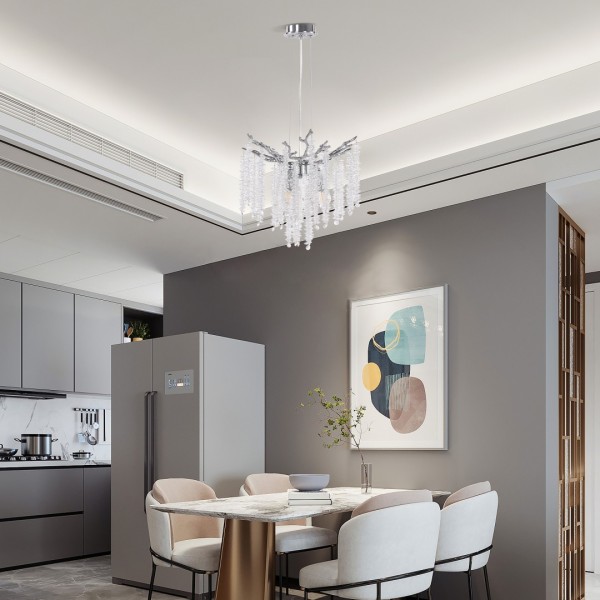 Люстра в виде веточек 230110.360.3.E14.A CR Arte Milano