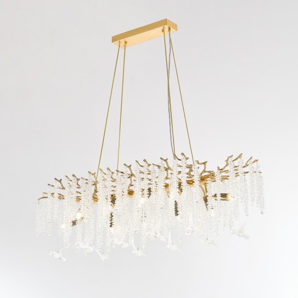 Люстра в виде веточек 230210.1000.10.E14.A2 GW BRD-Clear Arte Milano