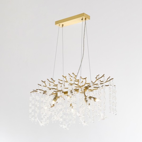 Люстра в виде веточек 230210.700.6.E14.B1 FB BRD-Clear Arte Milano