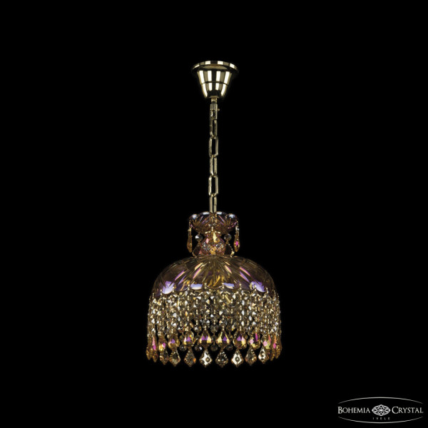 Подвесной светильник с цветным хрусталём 14781/25 G Leafs-Лист M777