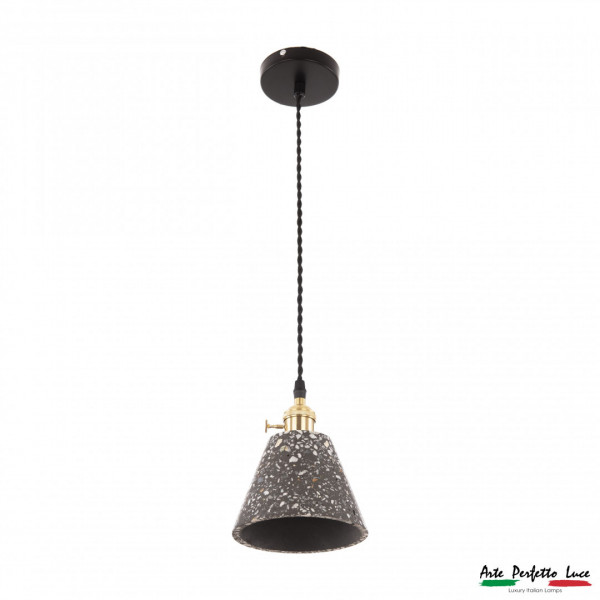 Подвесной светильник 3301.7180/150-110 Black/Marble