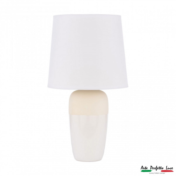 Настольная лампа с абажуром APL223HAT12241 WHITE Arte Perfetto Luce