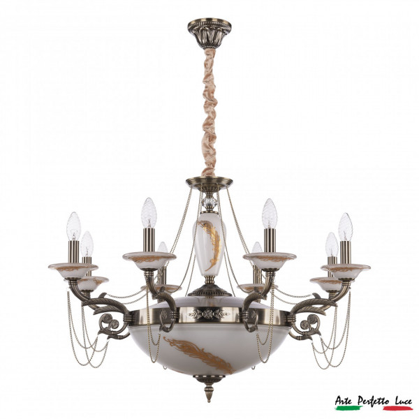 Люстра с плафонами APL2231727/8+3 AB Arte Perfetto Luce