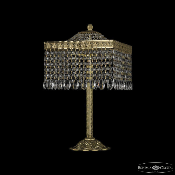 Настольная лампа столб хрустальный 19202L6/25IV G