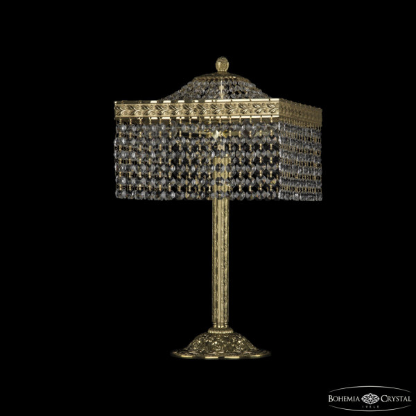 Настольная лампа столб хрустальный 19202L6/25IV G R