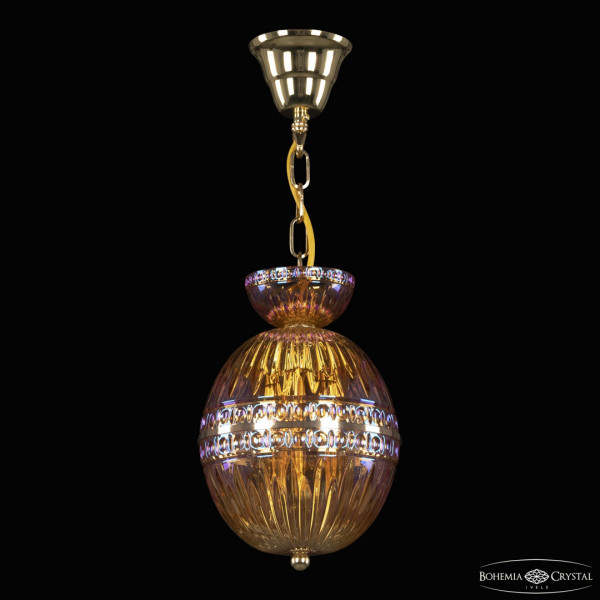 Подвесной светильник с хрустальными плафонами 5480/18 G Shampan/M-1G Bohemia Ivele Crystal