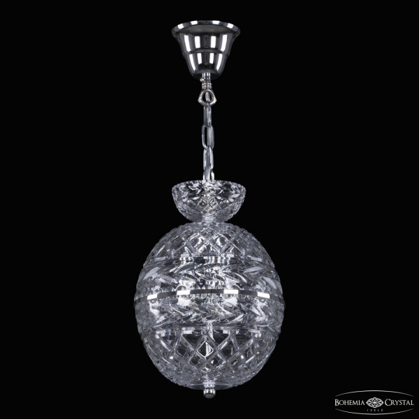 Подвесной светильник с хрустальными плафонами 5480/20 Ni Clear/M-1F Bohemia Ivele Crystal