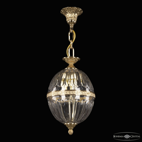 Подвесной светильник с хрустальными плафонами 5680/20 G Clear/M-1H Bohemia Ivele Crystal